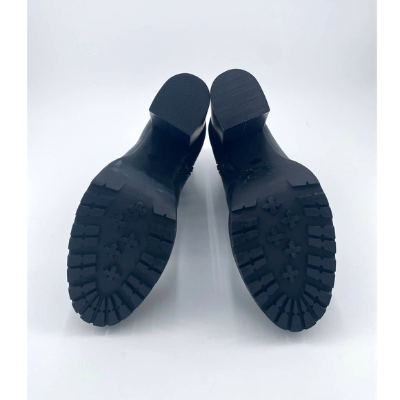 Steve Madden Latch Black Combat Boot Women's Size 8.5  LATC01S1 - Picture 6 of 9